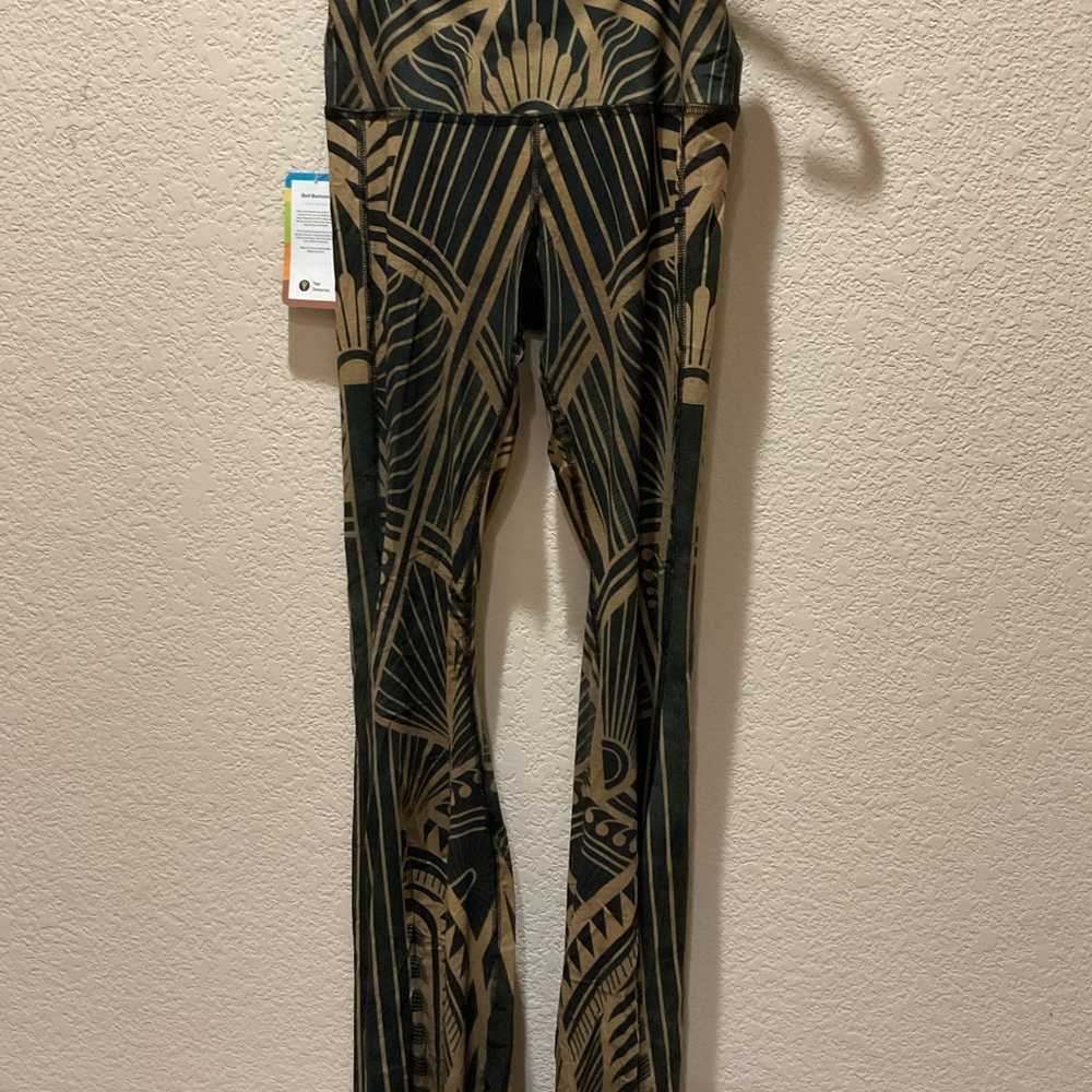 Democracy Black and Gold Bell Bottoms- NWT